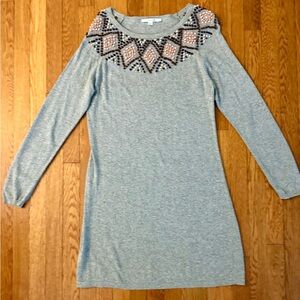 Boden Gray Sweater Dress - size 12